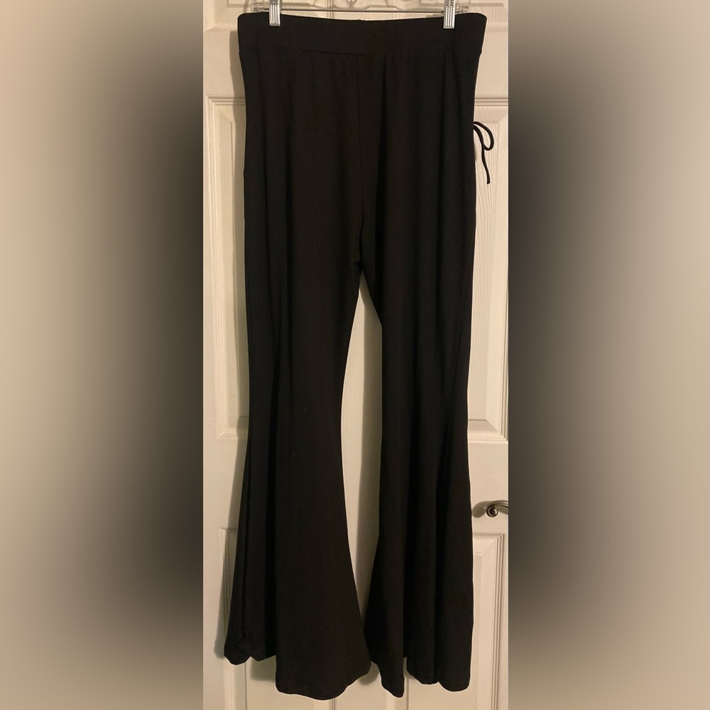 Forest Ink ๐ค Alice ๐ Lace Up Flare Pants ๐ค NWOT - Picture 6 of 7